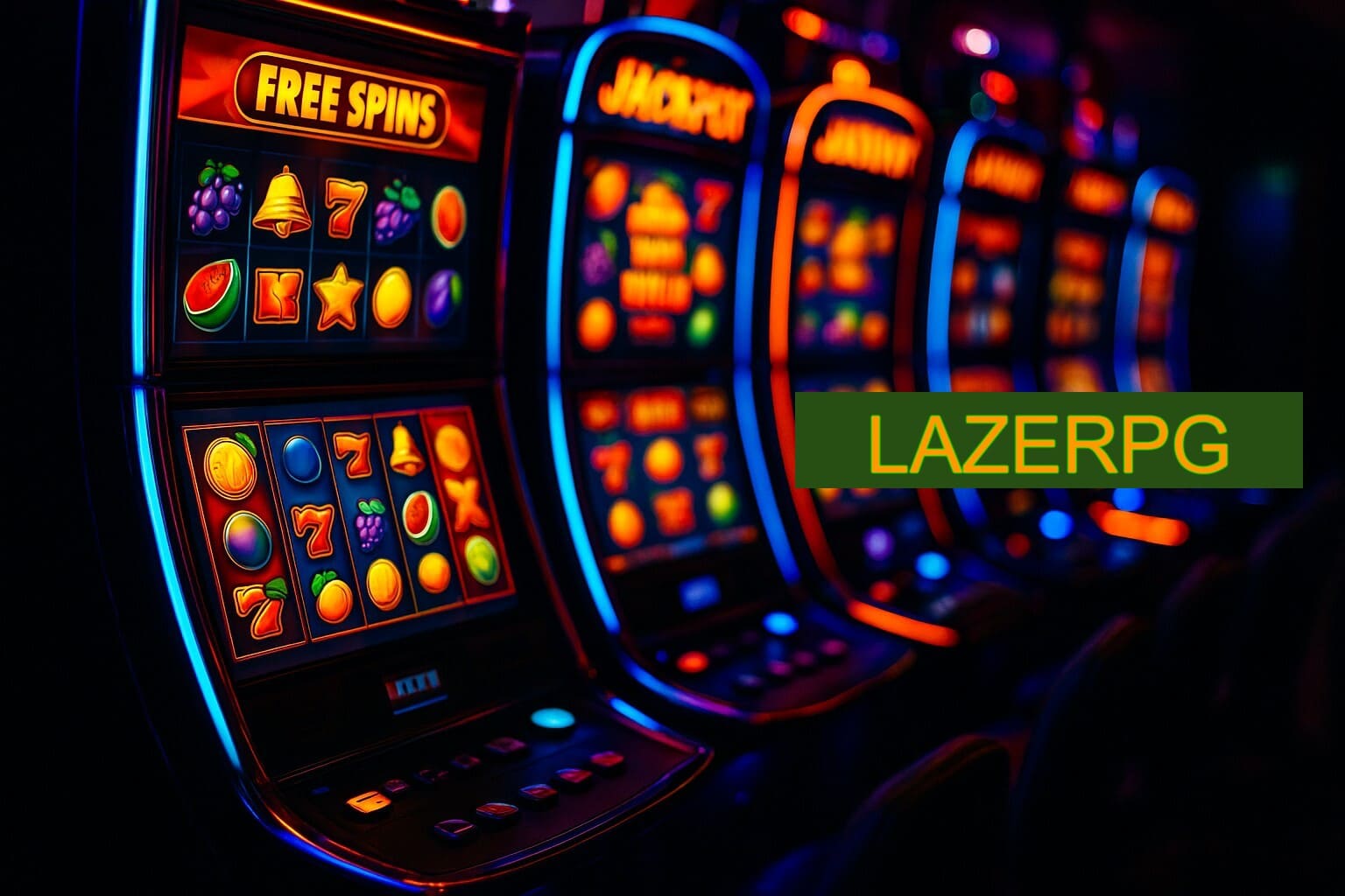 Diversos jogos de caça-níqueis